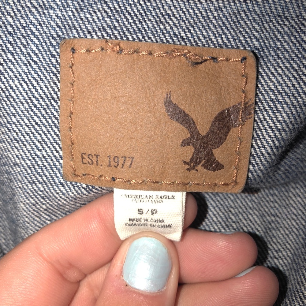 American Eagle jean vest